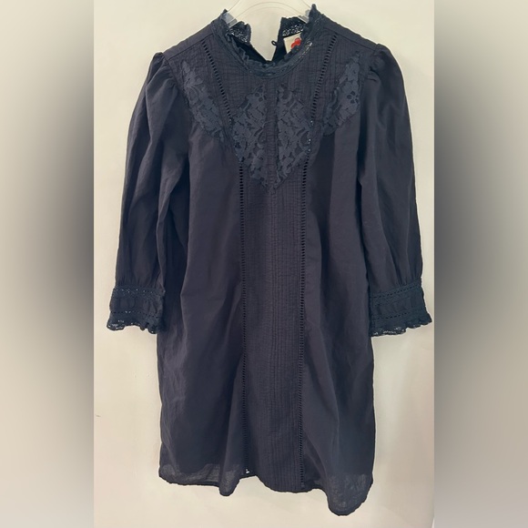 FARM‎ Rio Black Long Sleeve Dress size small - Picture 2 of 5